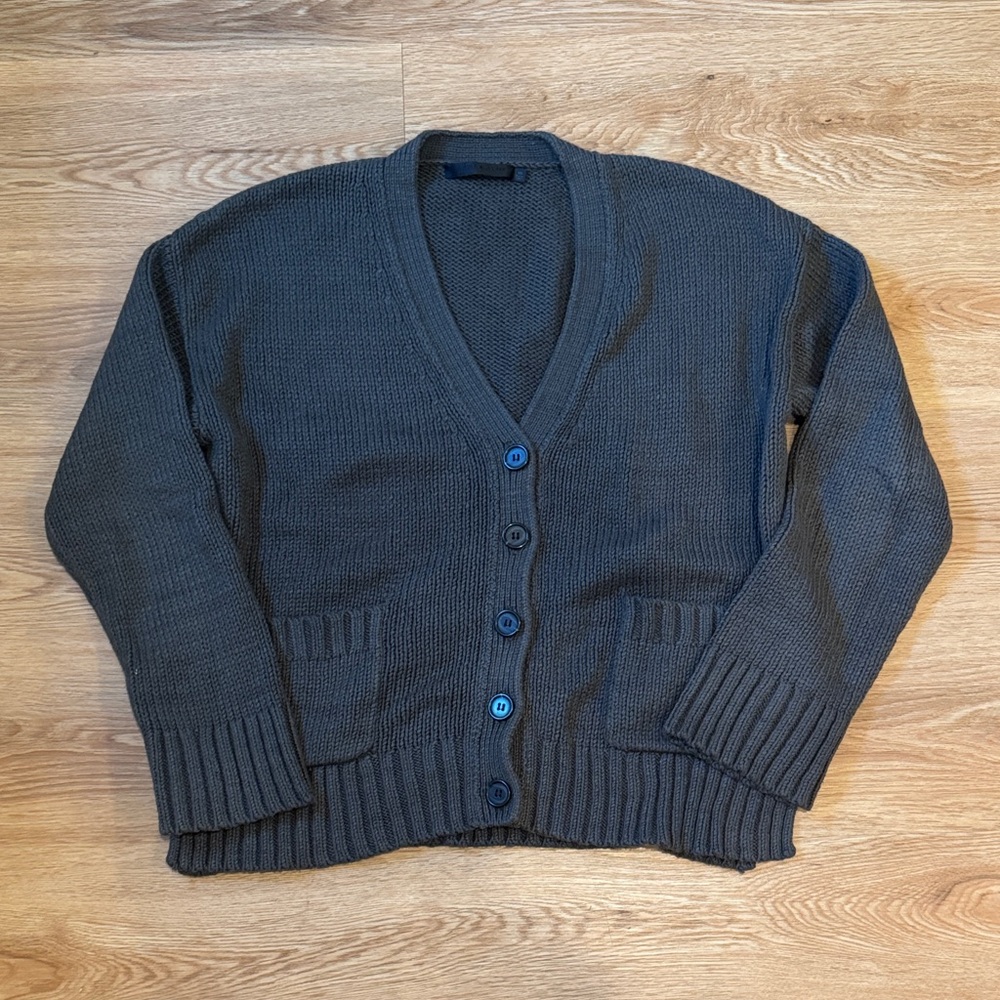 Jenni Kayne Green Cardigan Sweater